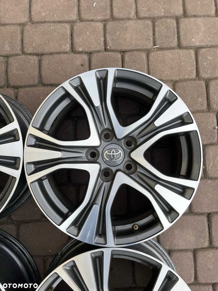 Oryginalne alufelgi Toyota 5x114,3 17 cali CZUJNIKI RAV4 BICOLOR - 8