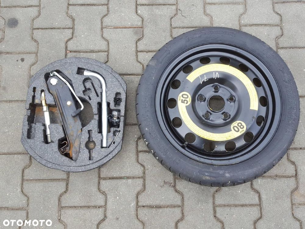 VW GOLF VI V TOURAN EOS KOŁO DOJAZDOWE 16 5X112 LEWAREK WKŁAD - 1