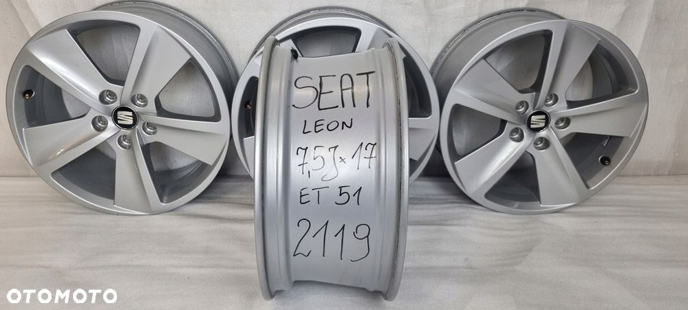 FELGI SEAT LEON ATECA SKODA VOLKSWGEN AUDI 7,5X17 17 ET51 5X112 57,1 - 16