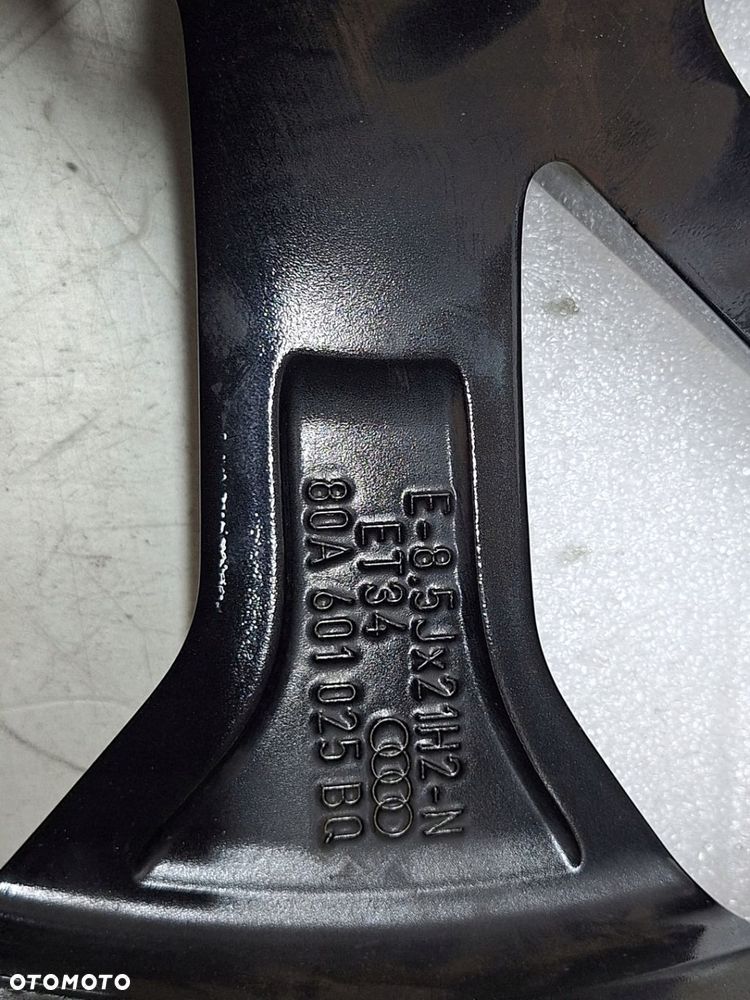 FELGA AUDI ALUFELGA AUDI Q5 SQ5 80A 80A601025BQ 21" 5X112 ET34 OE KOŁO FY - 3