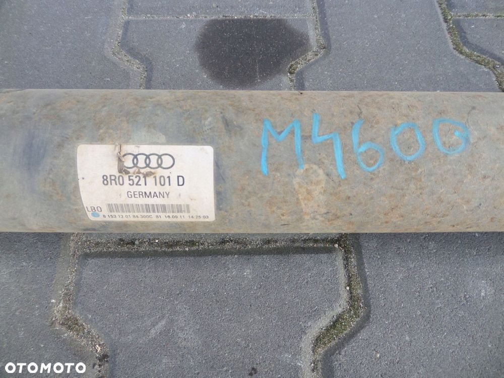 audi q5 2.0 tdi oe 8r0521101d wał napędowy - 4