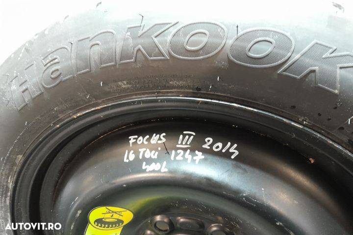 Janta tabla cu anvelopa 16 125/90 R16 Ford Focus 3 [2011 - 2015] wago - 2