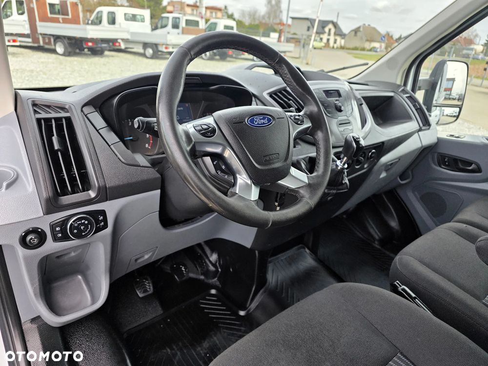 Ford TRANSIT 2,0 TDCI 170 KONNY WYWROTKA 3 STRONNA DOKA BRYGADÓWKA 7 OSOBOWA KLIMA WEBASTO LEDY 150T/KM PRZEBIEGU BLIŻNIAKI DO 3,5T WYWROT GWARANCJA - 12