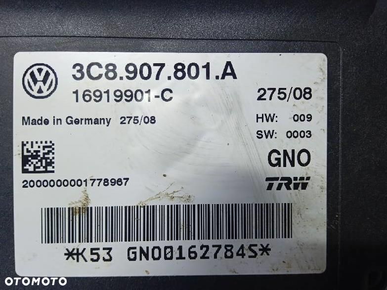 MODUŁ HAMULCA RĘCZNEGO VOLKSWAGEN PASSAT B6 3C8907801A - 4