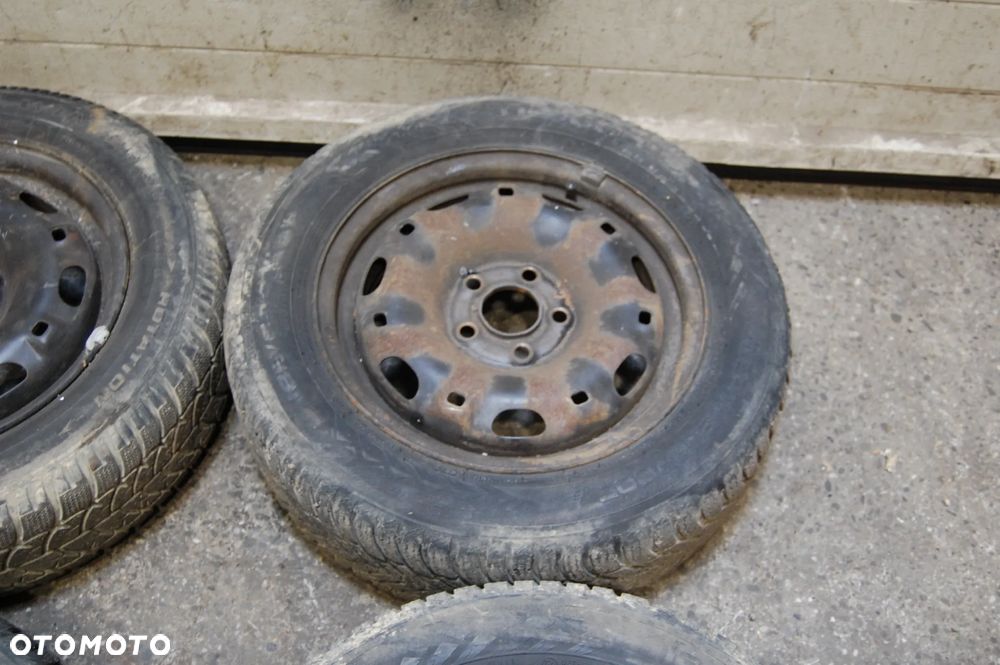 FELGI STALOWE + OPONY ZIMOWE 175/65R14 5X100 ET35 6J 6Q0601027H VW POLO IV SEAT IBIZA SKODA - 3