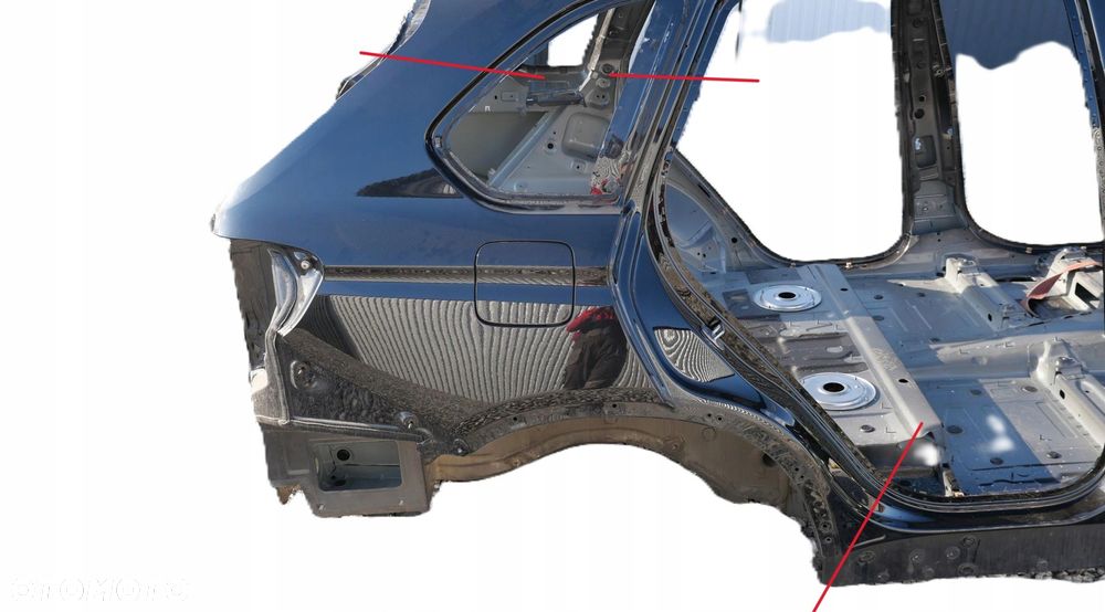 bmw x5 f15 błotnik prawy tył ćwiartka prawa tylna kolor 475/9 - 1