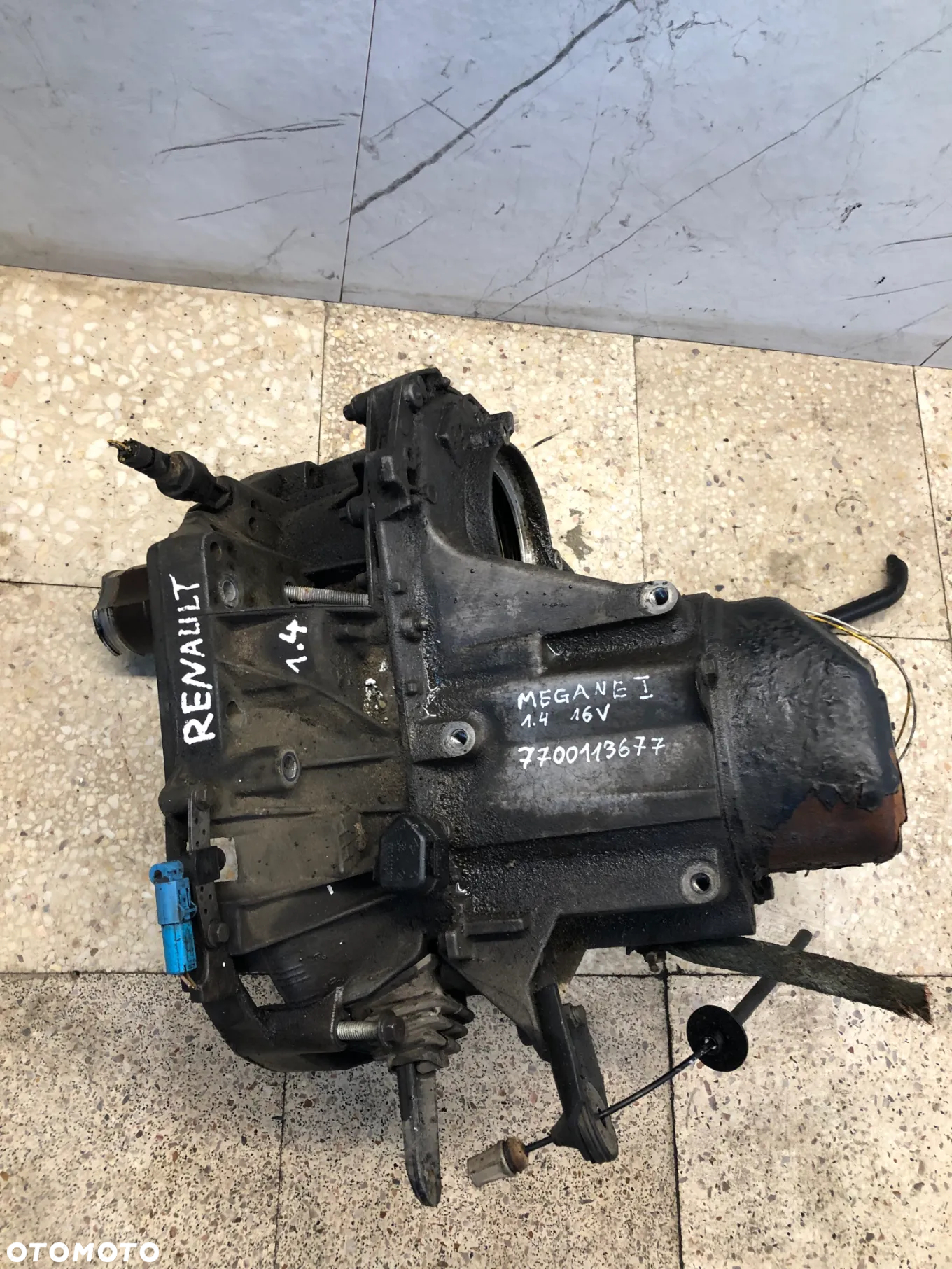skrzynia biegów renault megane i 1.4 16v 7700113677 - 3