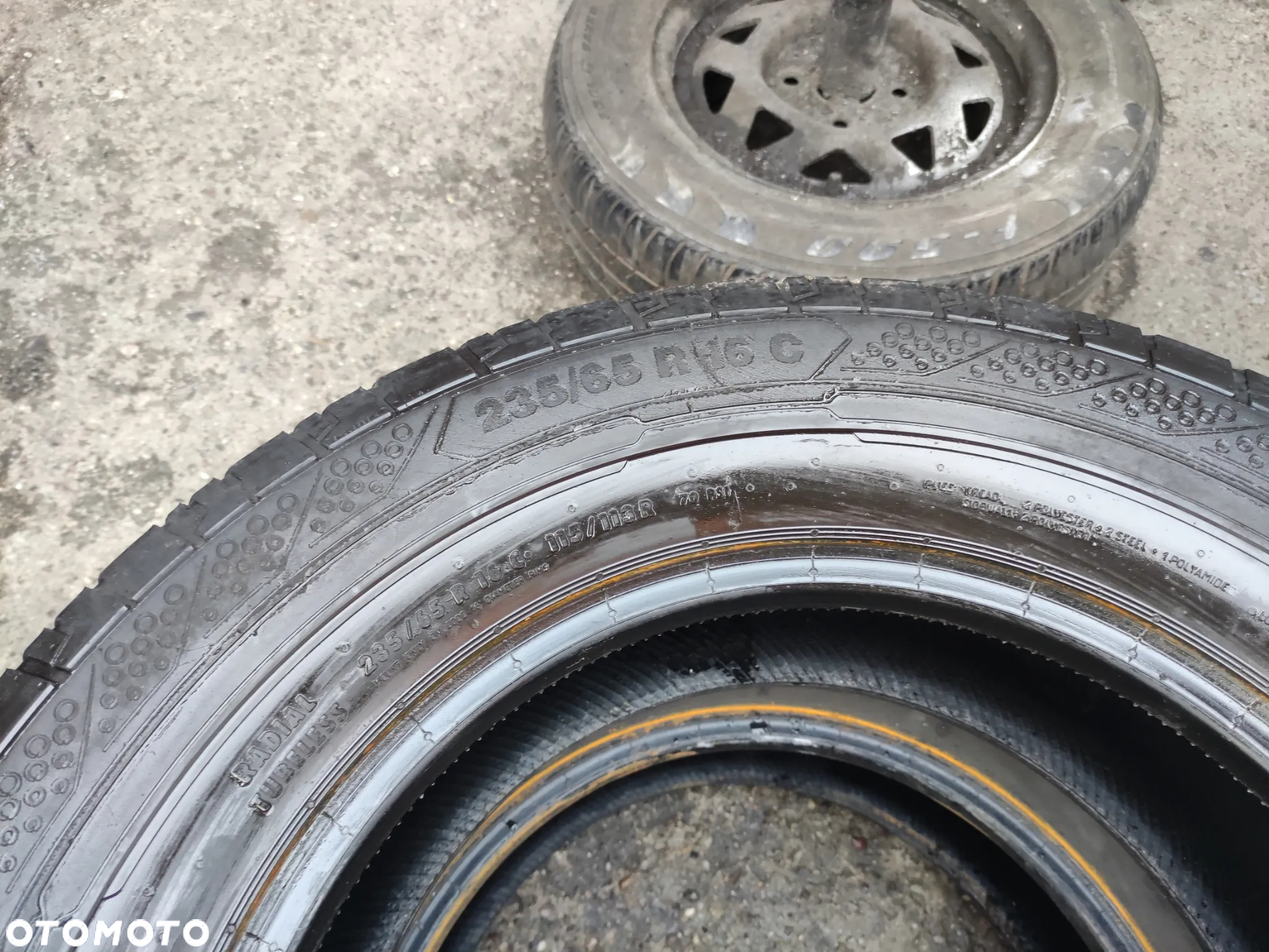 235/65R16C 16 C 115/113R CONTINENTAL CONTIVANCONTACT 200 Opony Letnie Lato  Legnica jak 225/65 6,5mm 21r - 7