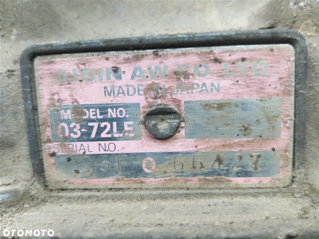 Skrzynia biegów Automatyczna Suzuki Vitara  I 2.0B V6 136KM 03-72LE 1988-97 - 2