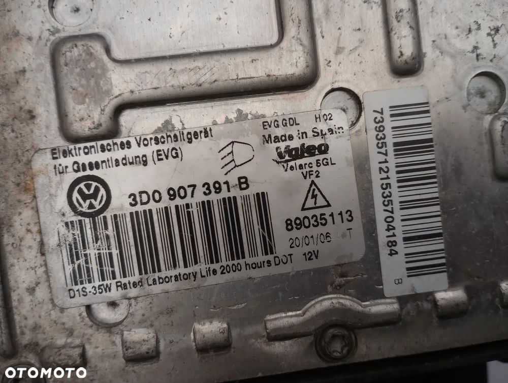 Lampa Przednia Prawy Przód P.P. VW Passat B6 Bi Xenon Skrętny  Europa - 6