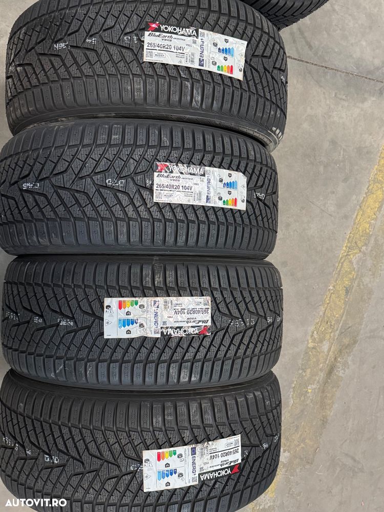 Vând 4 anvelope 265/40/20 Yokohama de iarnă noi - 1