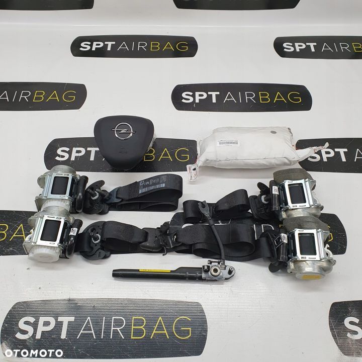 OPEL COMBO PODUSZKA KIEROWCY PASAŻERA PODUSZKI AIRBAG AIR BAG PASY KIT SET - 1