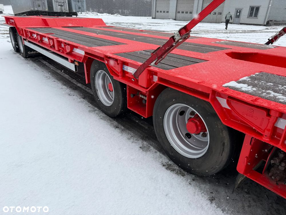 Goldhofer Przyczepa niskopodwoziowa 4-osiowa Długość 9,25 m Najazdy Hydrauliczne 2010 rok - 13