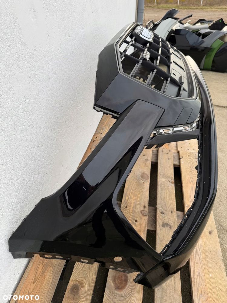 zderzak przód przedni audi q8 4m8 2018- s-line 4m8807437d + grill atrapa - 3