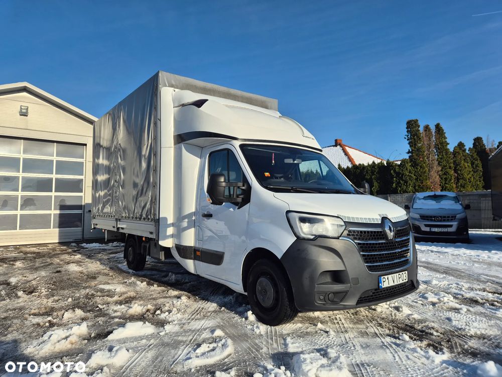 Renault MASTER FIRANA 10EP PLANDEKA SPOJTRAK XL TWINCAB 2.3 165KM SERWIS ASO BEZWYPADKOWY ZADBANY 2021 PODUSZKI FV23% WEBASTO BEZ WKŁADU FINANSOWEGO - 7