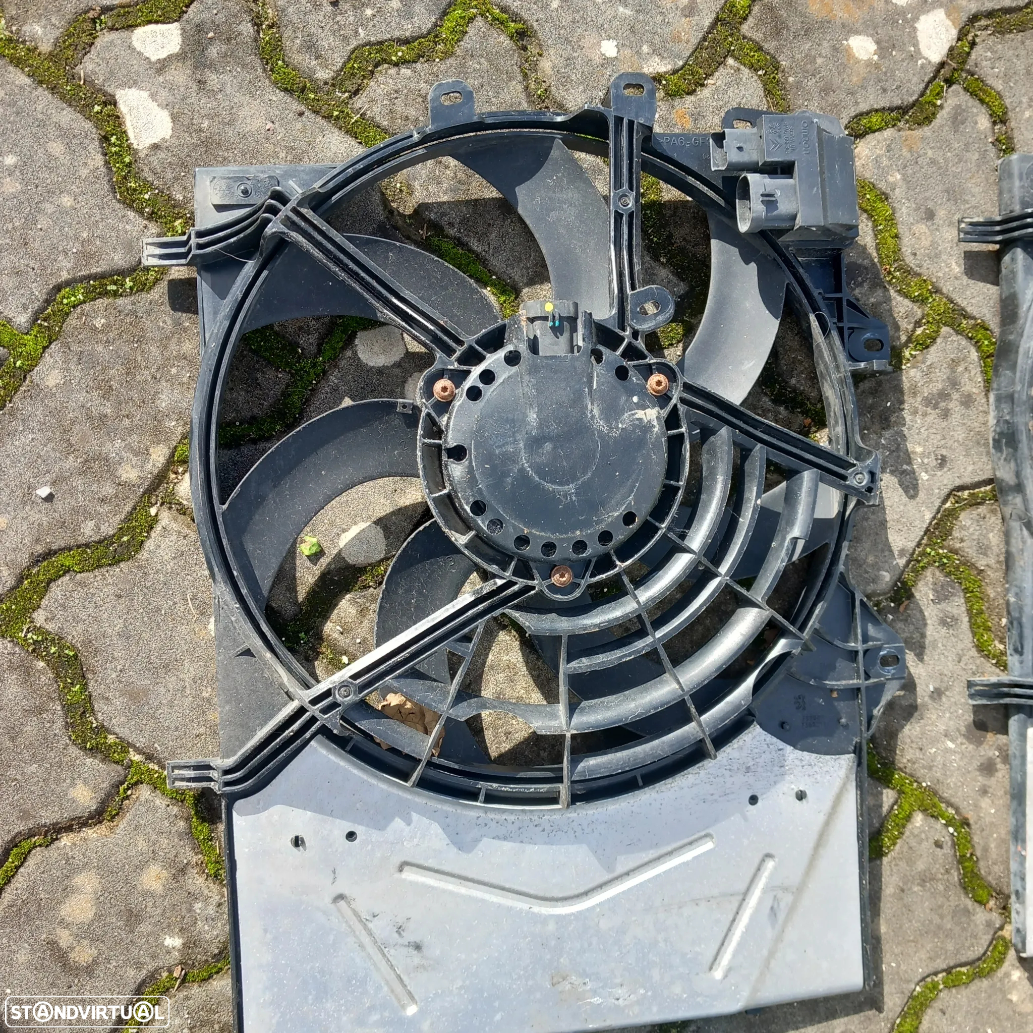 Ventilador para carro com ac peugeot 207 208 citroen c2 c3 ref 9809080880 - 2