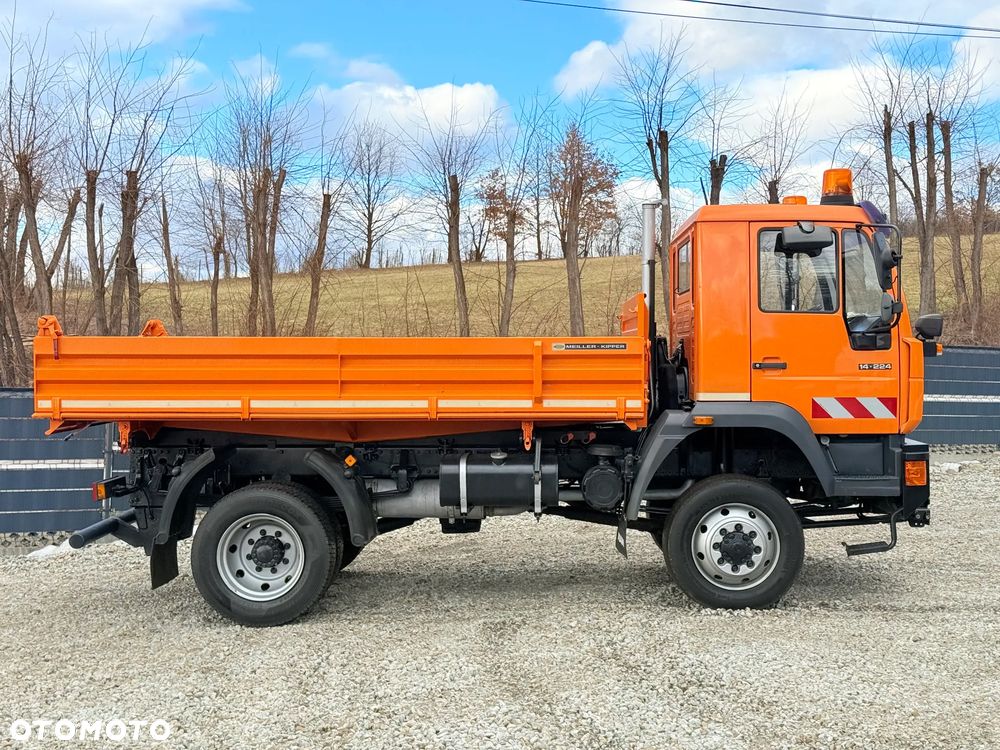 MAN * MAN 14-220 * Kiper Wywrotka Meiller * 4x4 * Zimowe Utrzymanie * Unimog * - 27