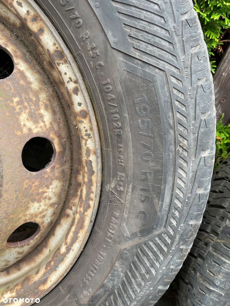 Fiat Ducato Boxer felgi opony koła komplet 195/70/15C 5X118 - 4