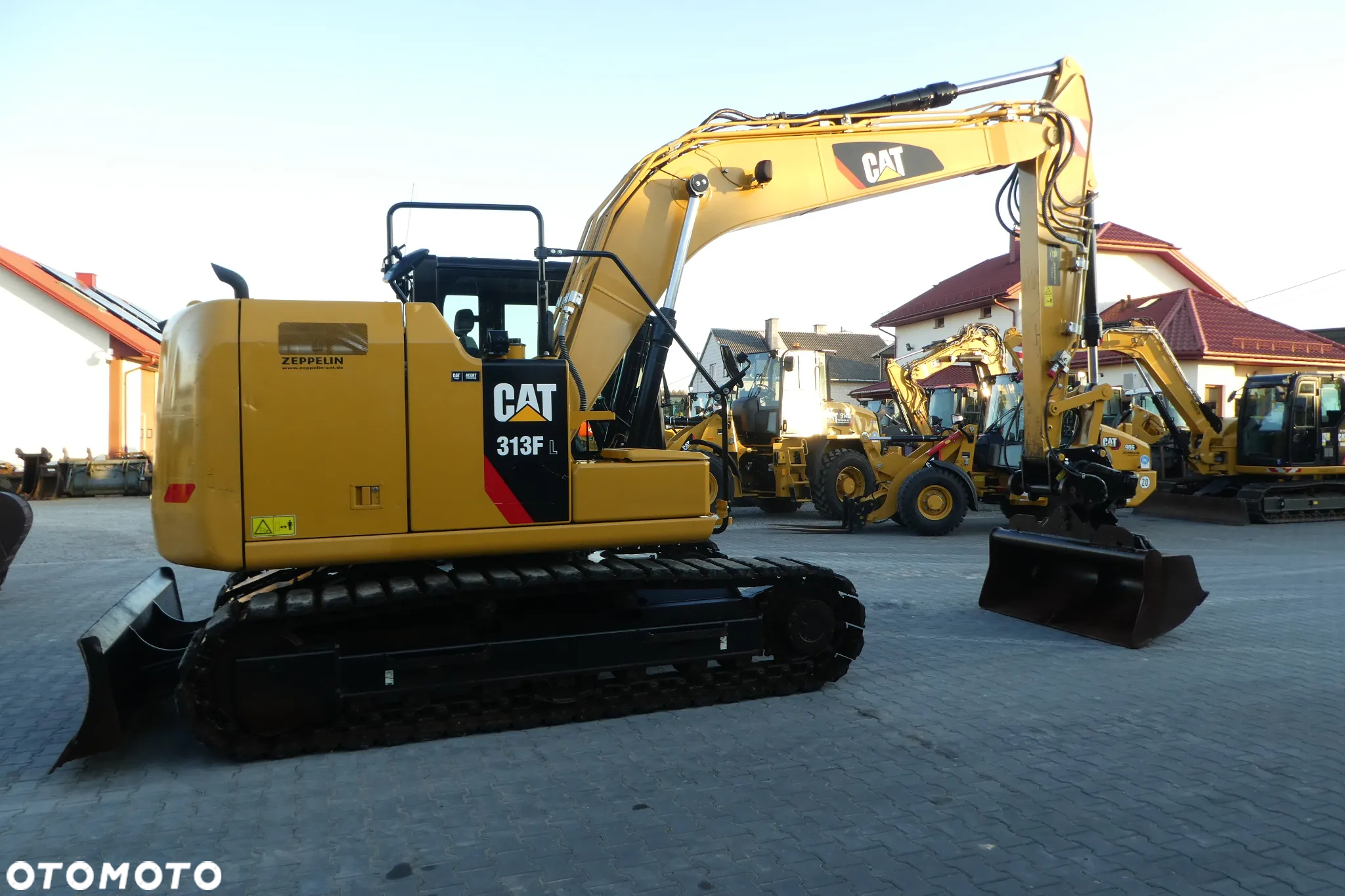 Caterpillar 313FL Z NIEMIEC Z PŁUGIEM - 5