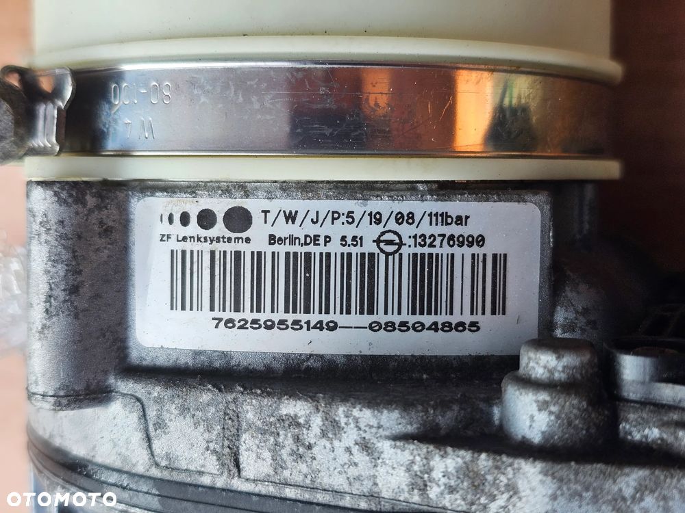 RÓŻNE NUMERY POMPA WSPOMAGANIA OPEL ASTRA H ZAFIRA B ZF EUROPA 13192897 13276990 13292554 - 7