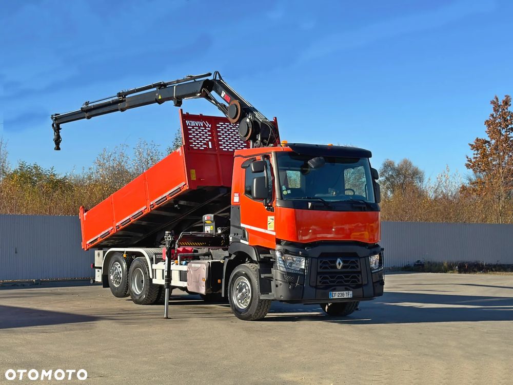 Renault C430 * SKRZYNIA 5,50 m * HIAB 144 BS - 3 + PILOT / 6x2 - 2