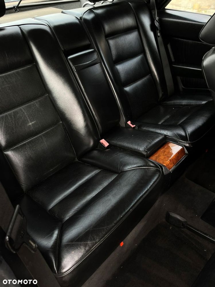 TAPICERKA SKÓRZANA FOTELE KANAPA BOCZKI SKÓRA CZARNA MERCEDES W124 COUPE CE - 12