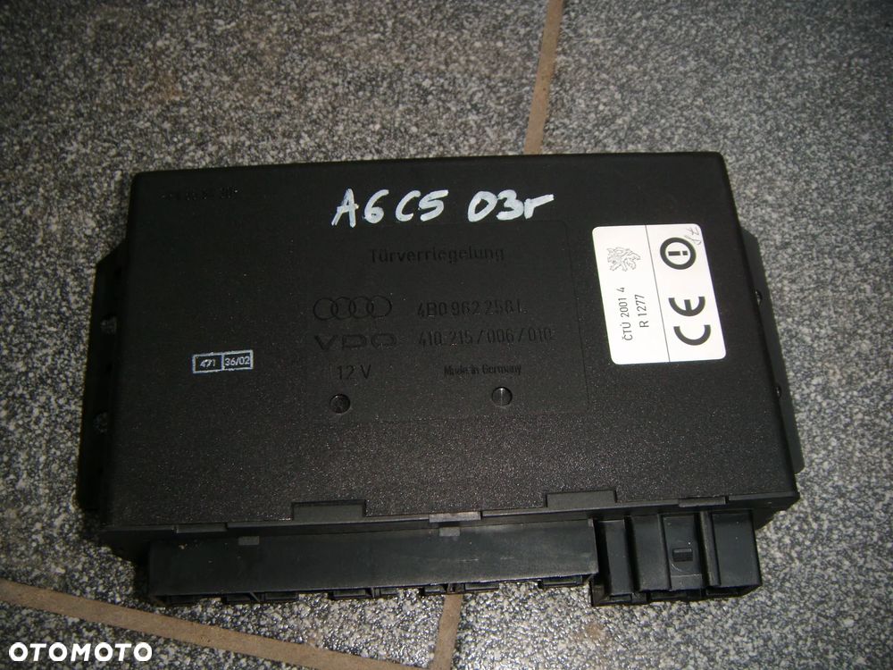 audi a6 c5  moduł komfortu 4b0962258l - 1