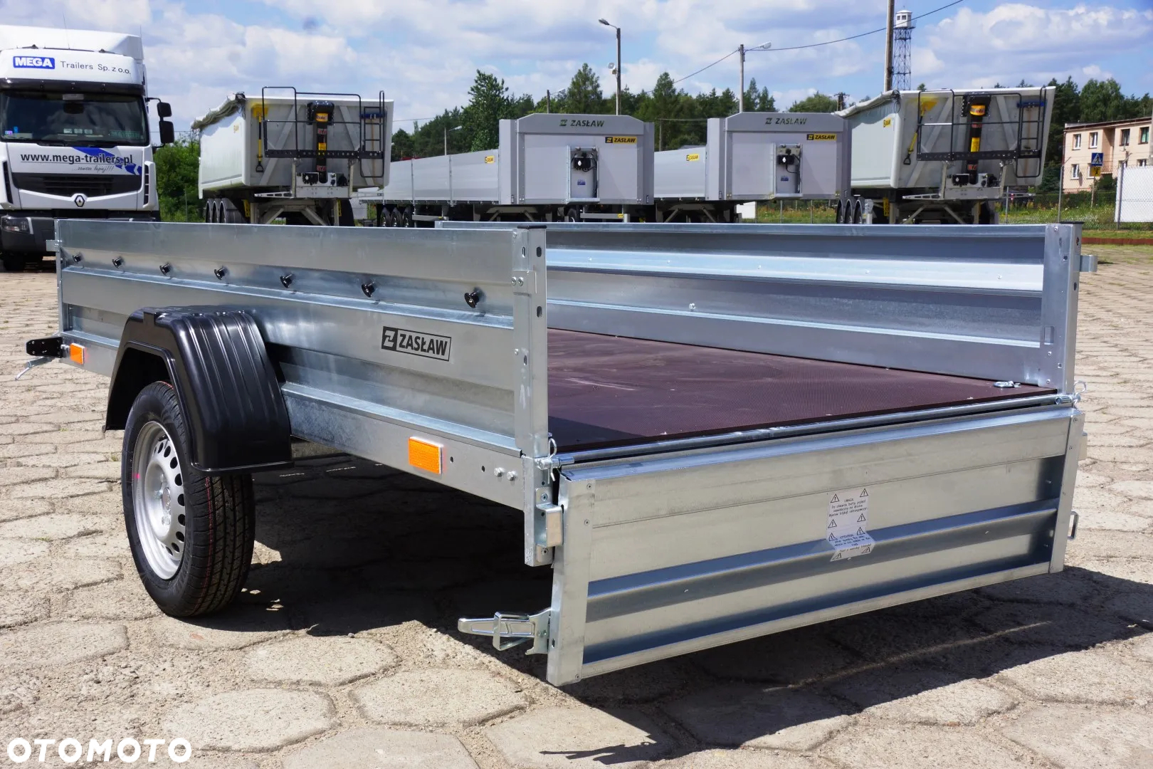 Zaslaw 1 oś, przyczepa prawko B, 750 kg DMC  MOCNA I SOLDNA - 2