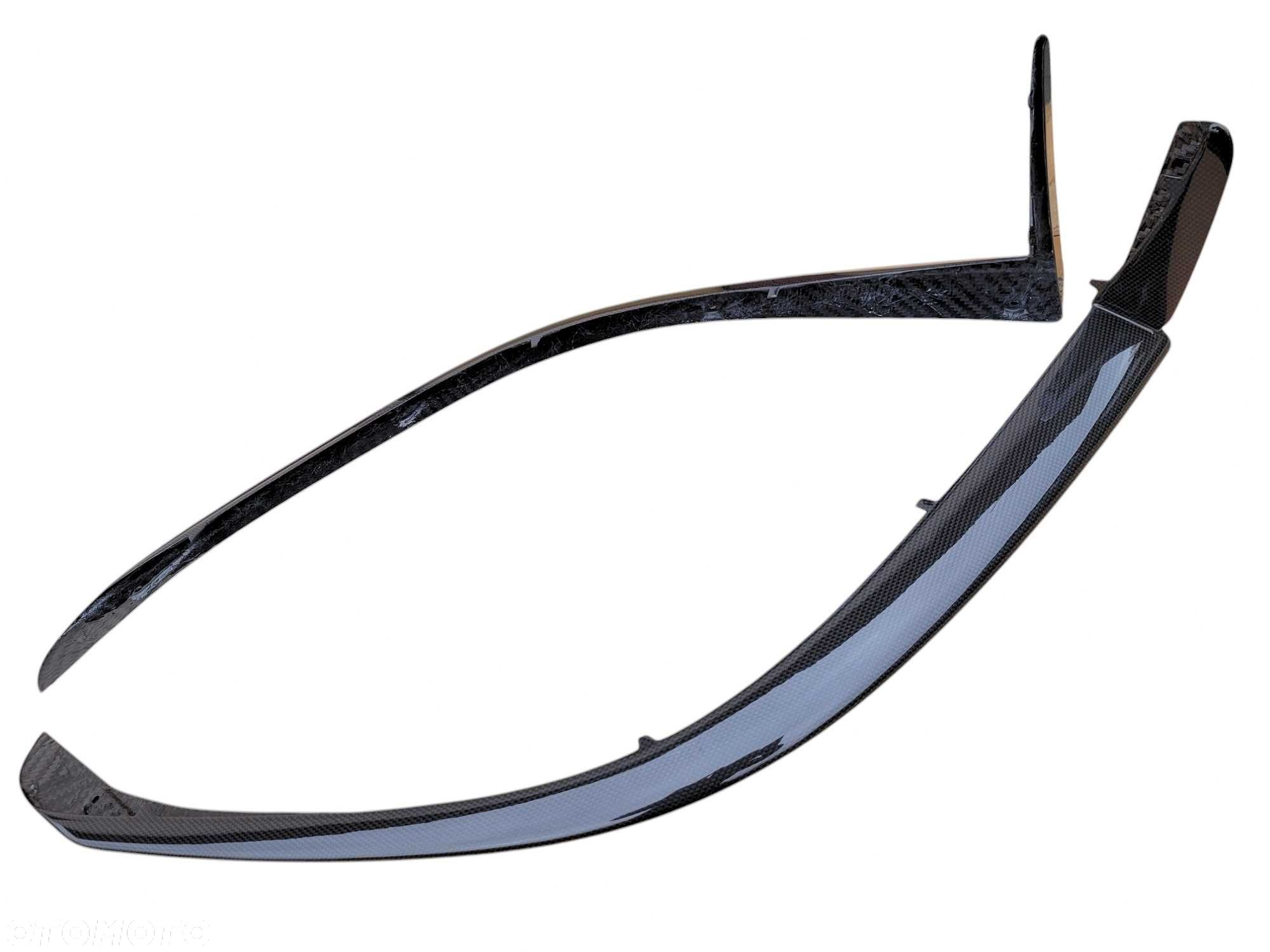 Ferrari 296 - 2x dokładka spoiler dolny splitter zderzak przód CARBON - 1
