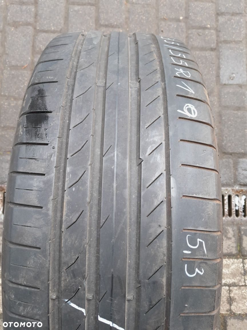 CONTINENTAL 235/55R19 101W , pojedyńcza opona letnia. - 2