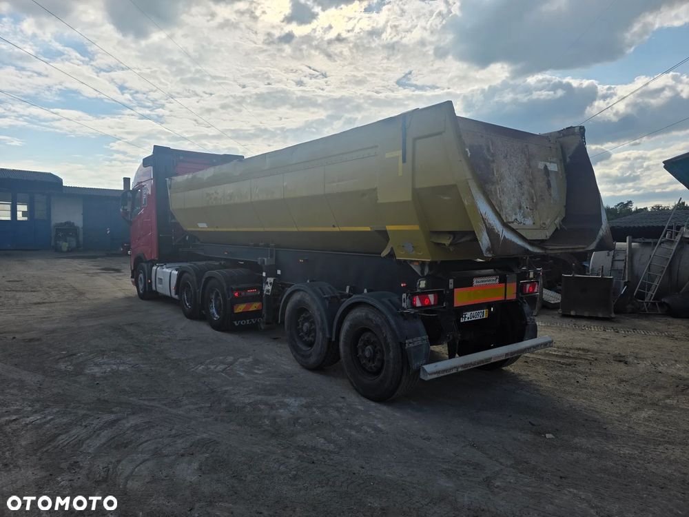 Volvo FH 540 6x4 + Wywrotka 2 Osiowa 60000 kg z Niemiec - 8