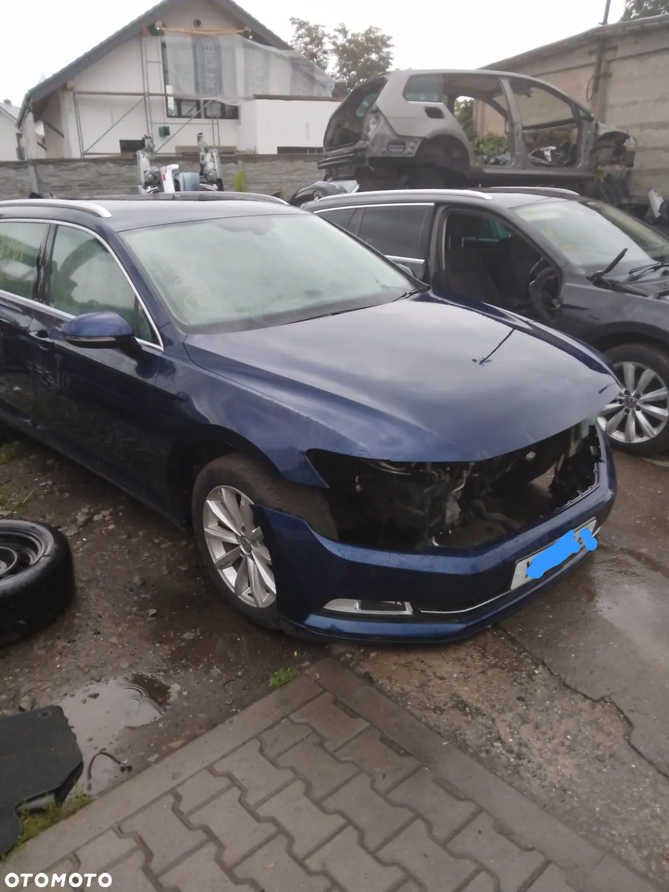 Maska zderzak błotnik Passat b8 LC5B L - 2