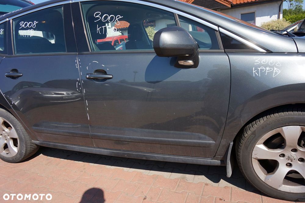 DRZWI PRZEDNIE PRAWE 3008 I KTPD  SZARY PEUGEOT 2009-2013 - 4