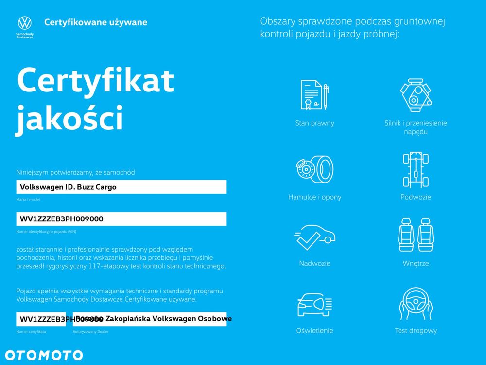 Volkswagen ID. Buzz Cargo ID.Buzz Cargo L1 204 KM, napęd tylny - 5