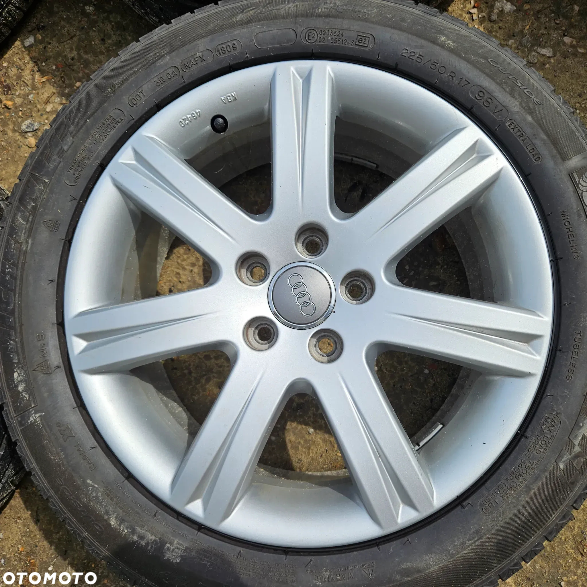 AUDI TT 8J0 FELGI ALUMINIOWE 17 cali 5X112 ET47 8J0071497666 - 5