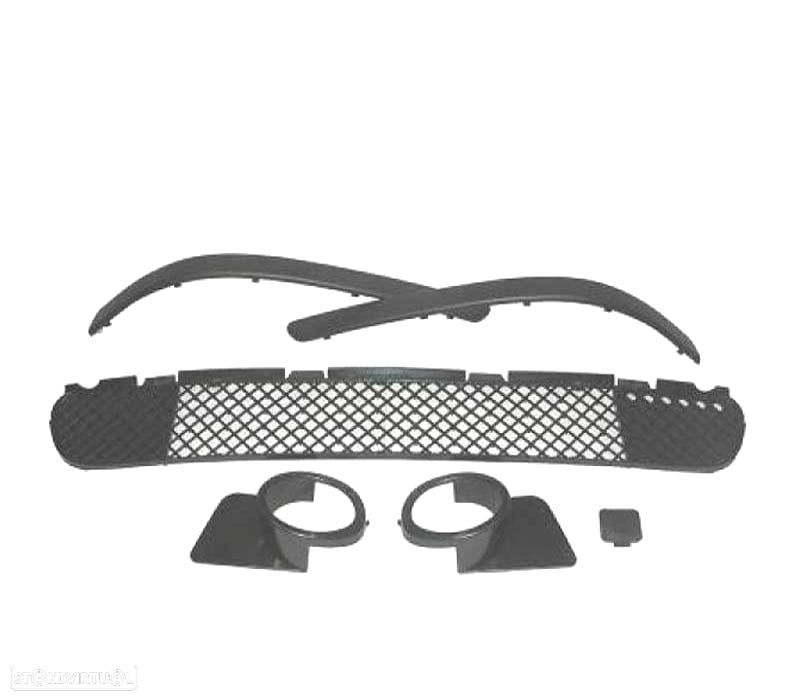 GRELHA + MOLDURAS PARA-CHOQUES BMW E39 95-03 - 1