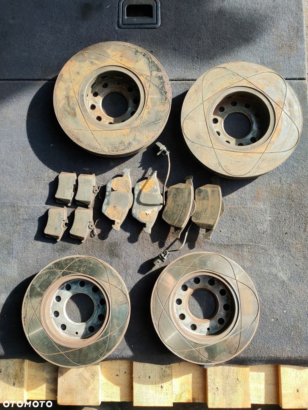 TARCZE PRZÓD  TYŁ ATE Nacinane POWER DISC 288mm/245mm A4 B6 b7 Exeo 500Km - 5