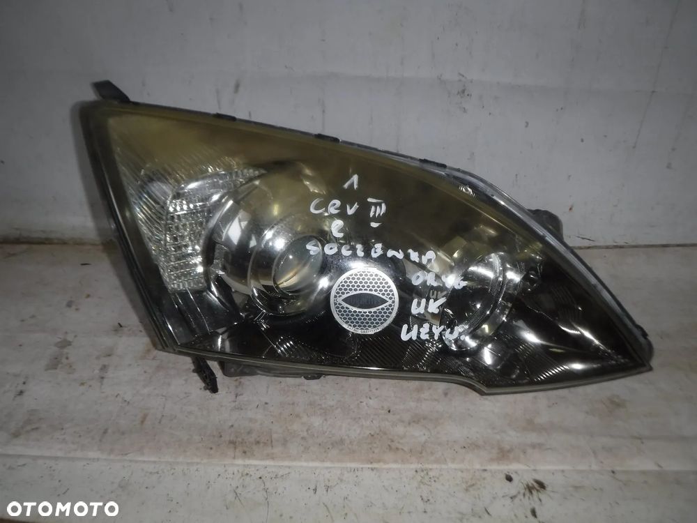 honda crv 3 iii lampa przód prawa uk przednia - 1
