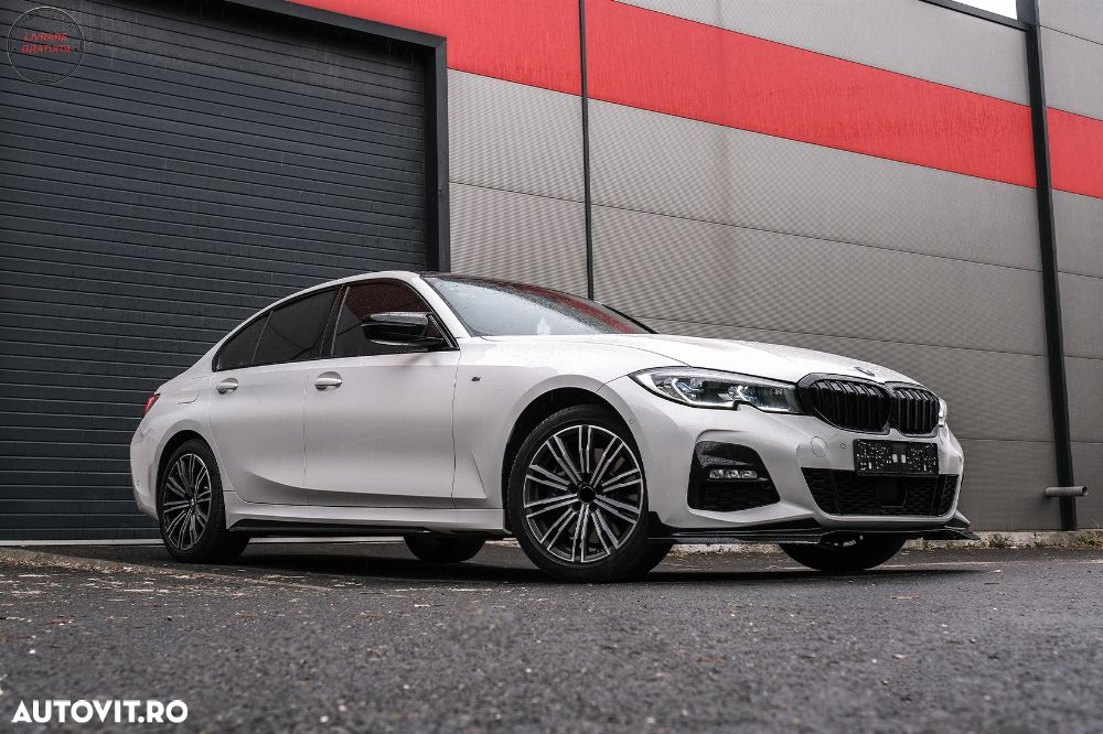 Capace oglinzi BMW 3 Series G20 G21 G28 (2017-up) M Sport Design Negru Lucios LHD- livrare gratuita - 13