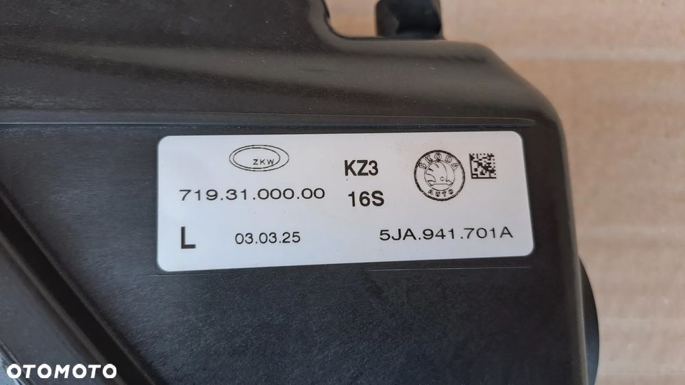 SKODA RAPID LEWY HALOGEN 5JA941701A  ORYGINAŁ NOWY - 3