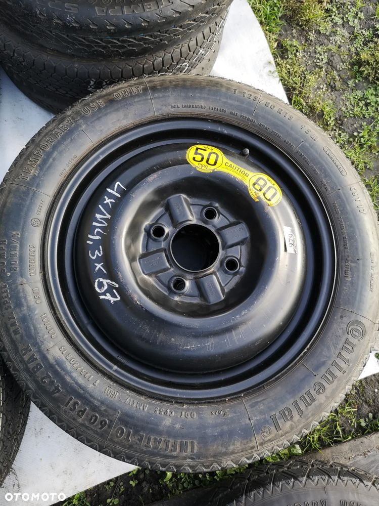 Dojazdówka Koło Dojazdowe Dojazd Alfa Romeo, Audi, BMW, Citroen, Fiat, Ford, Hyundai, Jaguar, Kia, Lancia, Mazda, MCC, Mitsubishi, Opel, Peugeot, Saab, Seat, Skoda, VW, Volvo - 5