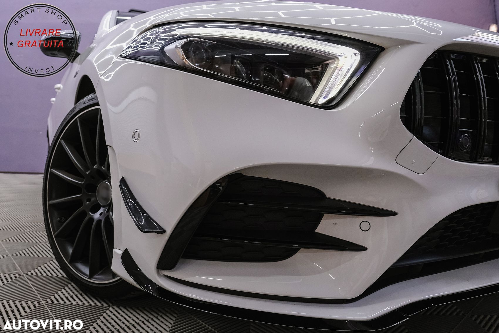 Ornamente bara fata flapsuri Mercedes A Class W177 V177 (04.2018-2022) A35 Design - livrare gratuita - 10