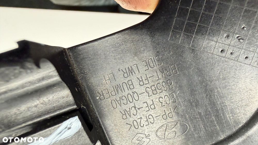 ŚLIZG ZDERZAKA LEWY POD LAMPĘ HYUNDAI I20 III 20-26 865B3-Q0GA0 - 6