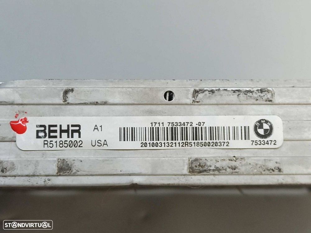 RADIADOR DE ÁGUA BMW X5 (E70) XDRIVE30D - 2