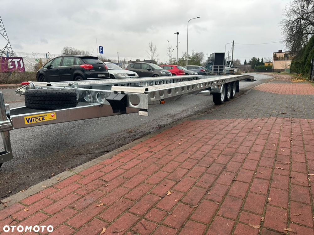 Wiola Laweta Wiola L35G85 8.5x2 ze skosem dwa auta 3 osie koła 195r13c - 10