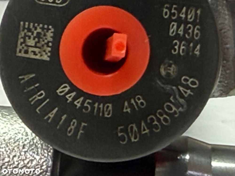 KOMPLET WTRYSKIWACZY IVECO DAILY FIAT DUCATO 2.3 0445110418 504389548 TEST - 3