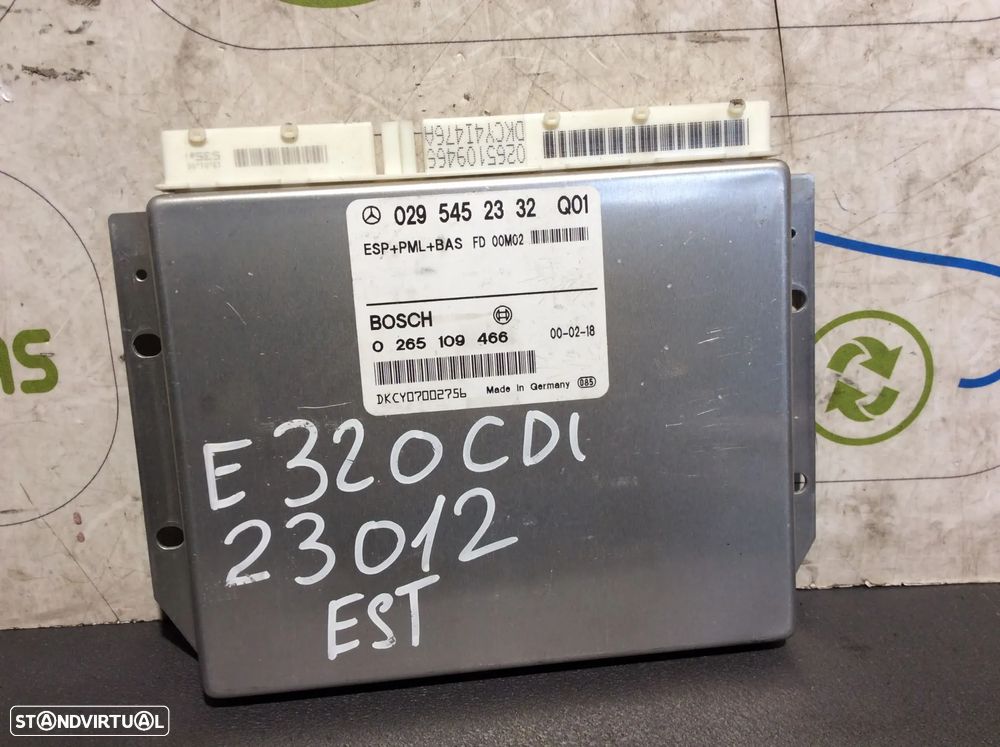 Centralina ESP Mercedes E 320T CDi ano 1996 a 2003 W210   0295452332  0265109466 - 1
