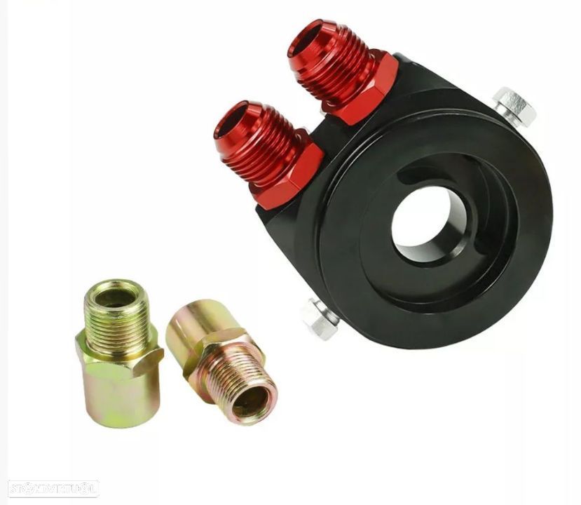 Bolacha Adaptação Radiador Óleo Universal - Preto - 1