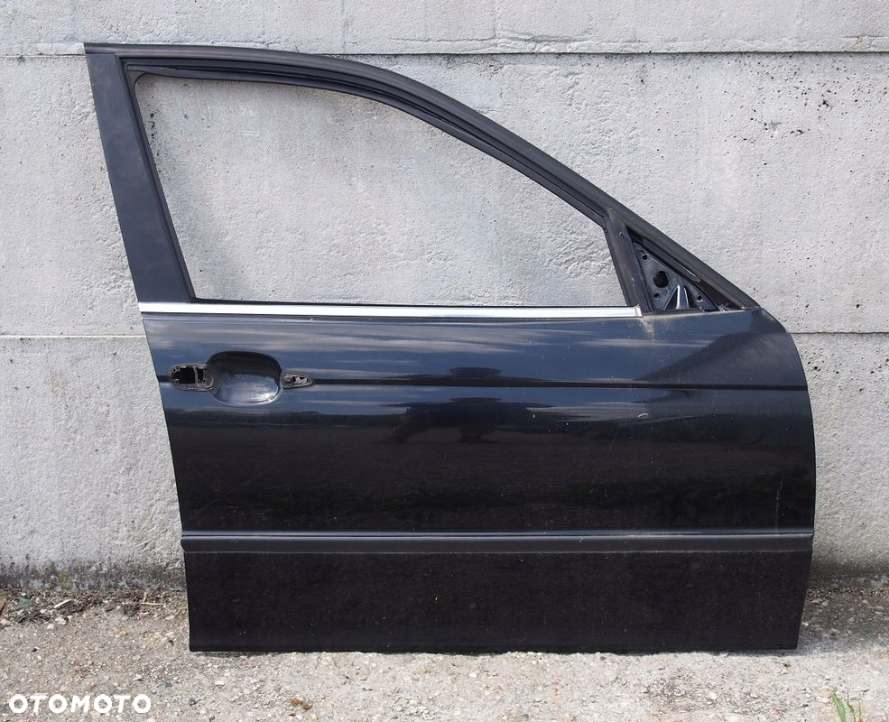 DRZWI PRAWE PRZÓD PRZEDNIE BMW 3 E46 CZARNE BLACK SAPPHIRE METALLIC - 2