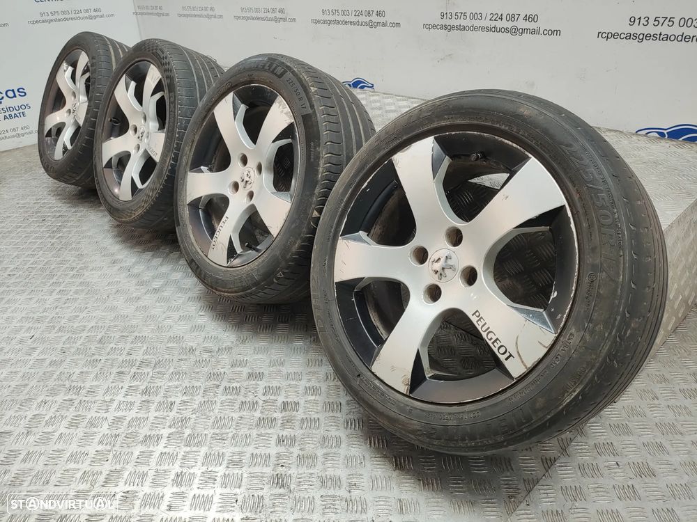 Conjunto de jantes 17 Savara originais Ronal Peugeot 3008 Mk1 7,5J ET29 4x108 - 3